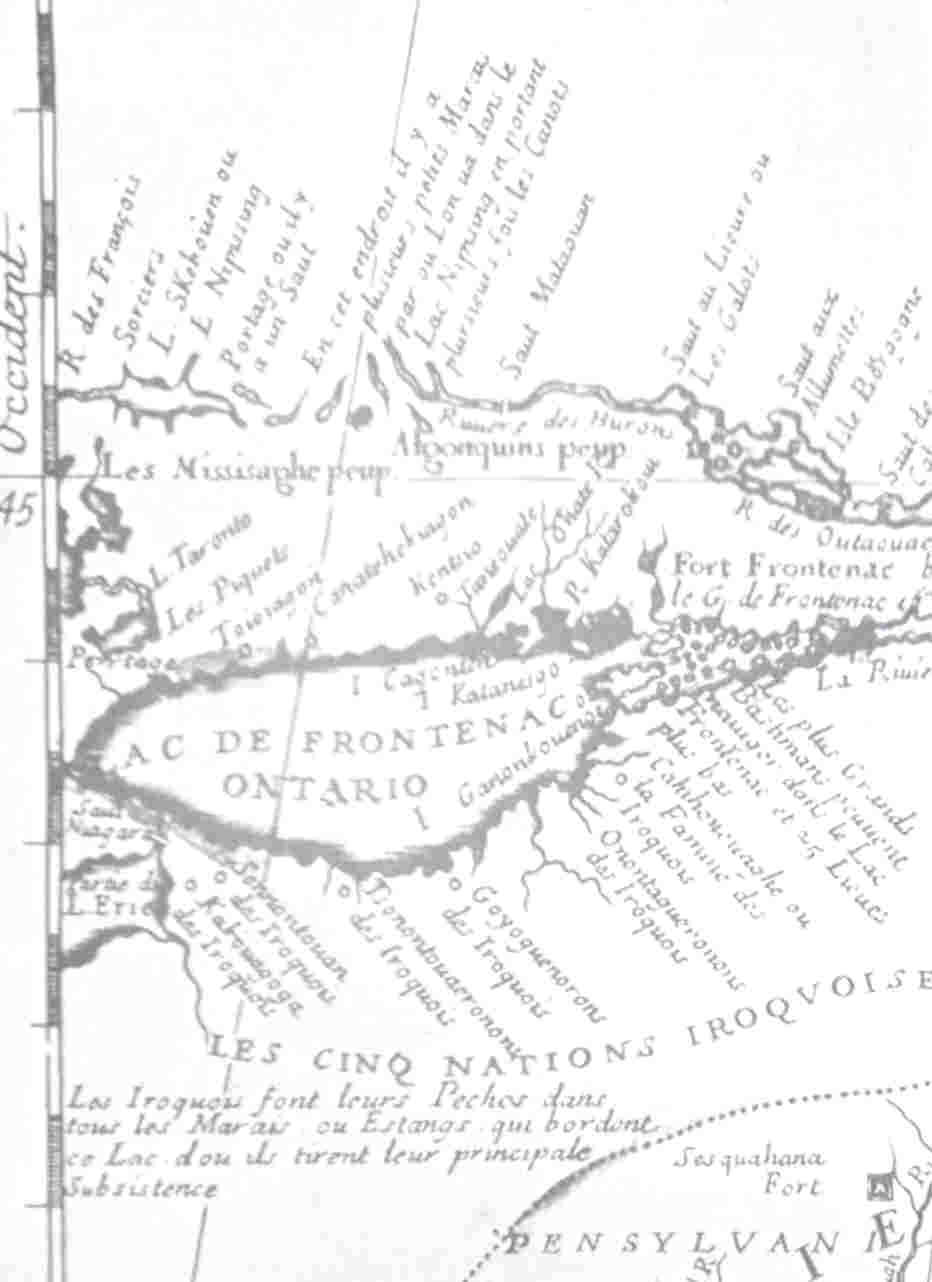 Map by Coronelli, 1699
