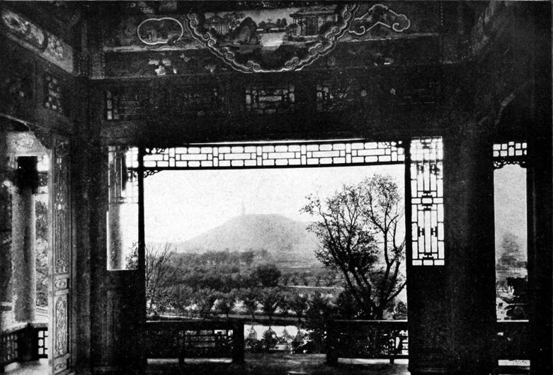 view out through open wall