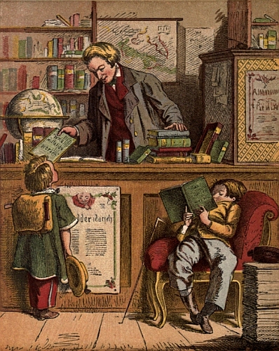 THE BOOKSELLER'S SHOP