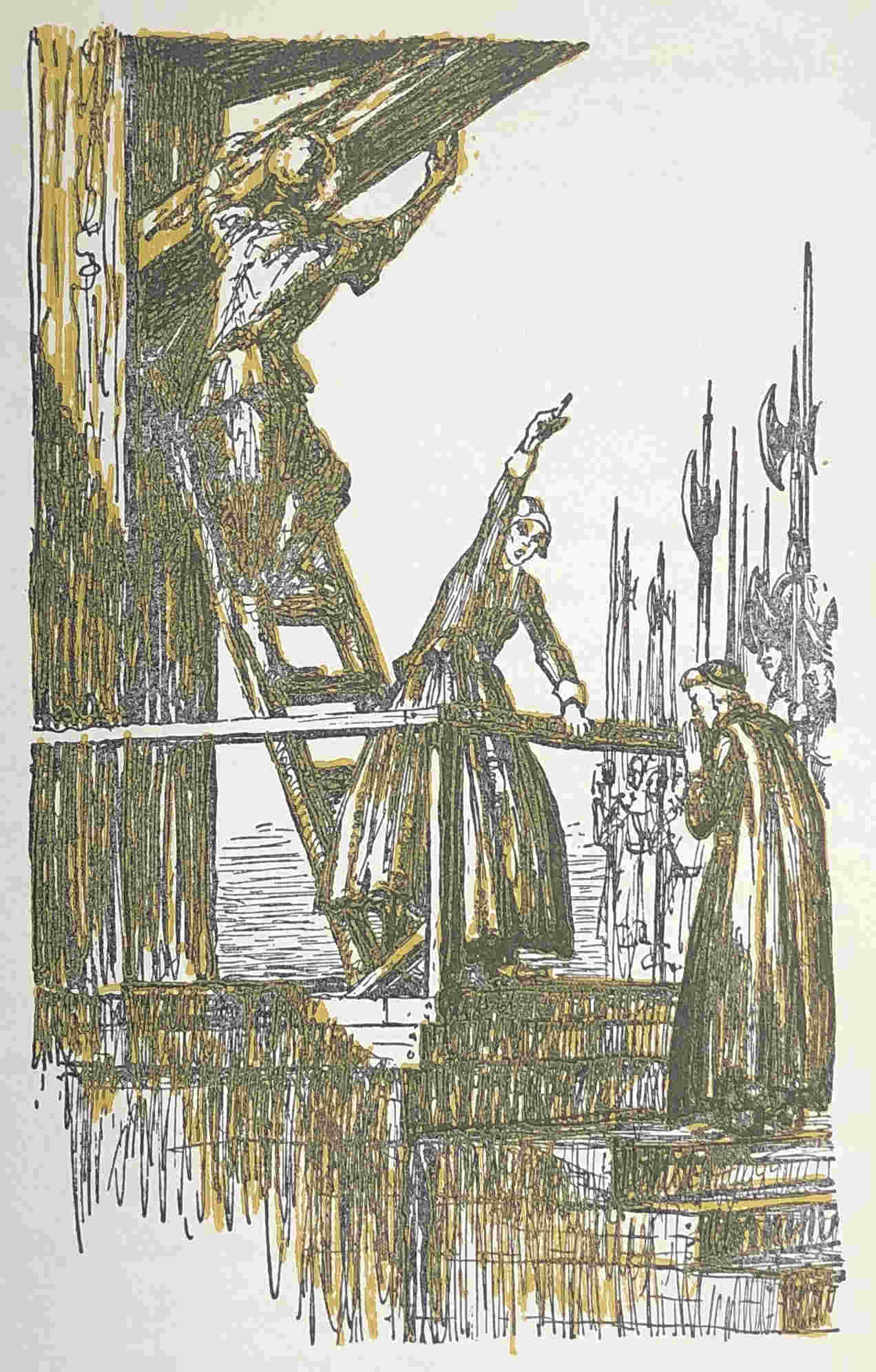 Woman refuting sentence