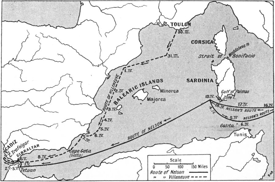 map showing tracks of fleets