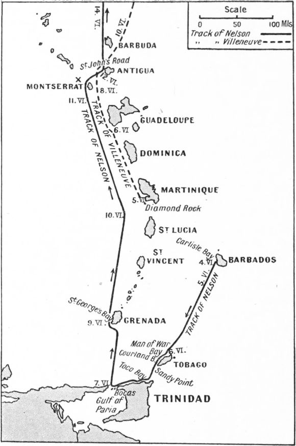 map showing tracks of fleets