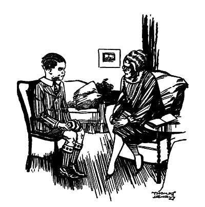 William with slicked back hair seated in a living rooom with an elder lady also seated in a sofa