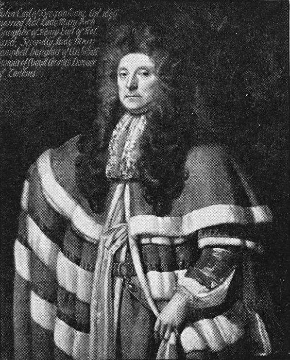 Wigged gentleman in ceremonial robes