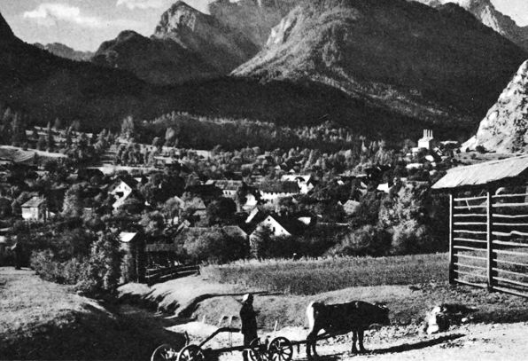 photo of mountain village