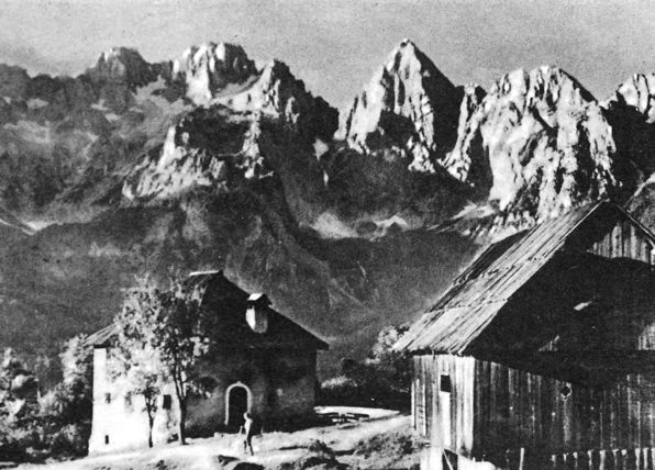 photo of mountain village
