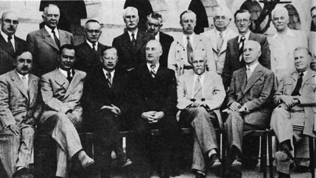 several gentlemen posing for a group photo