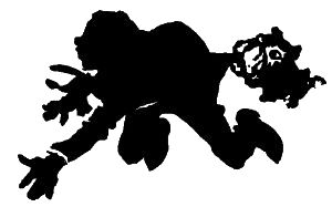 man on all fours with dog biting his bottom