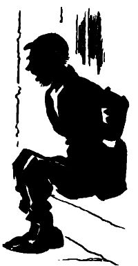 man sitting on a step