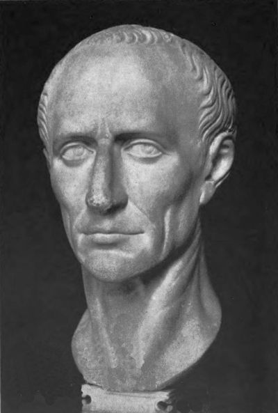 bust of Julius Caesar head