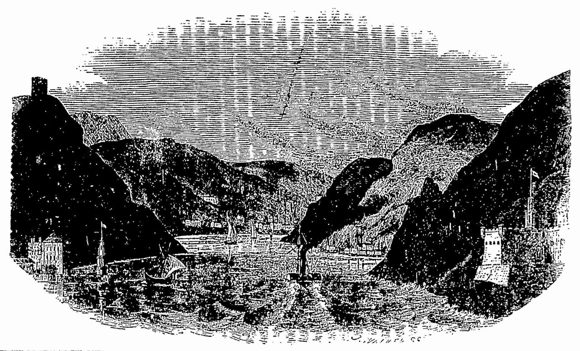 The entrance to the bosphorus