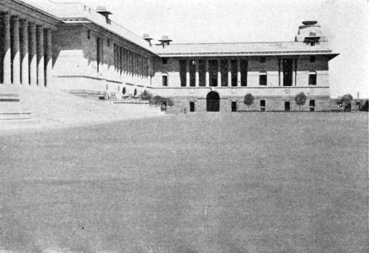 closer view of palace-like building