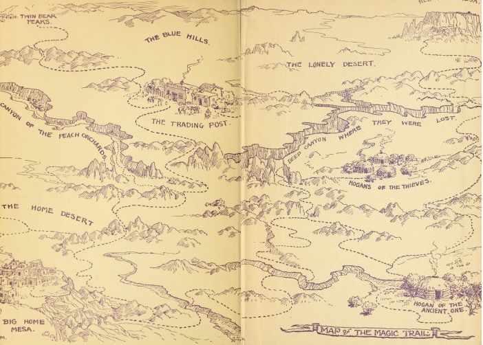 map of the Magic Trail