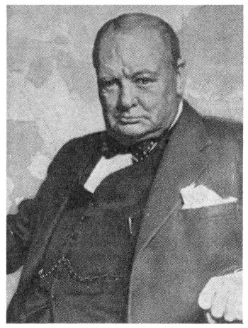 the classic picture of Churchill