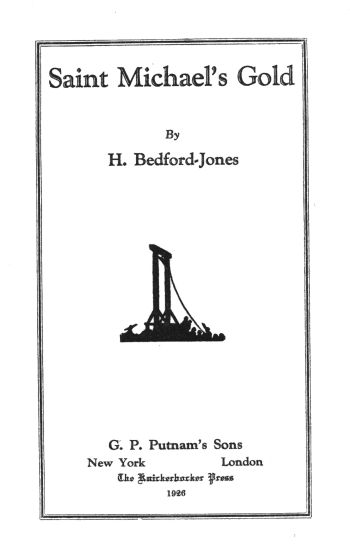 title page: Saint Michael’s Gold by H. Bedford-Jones