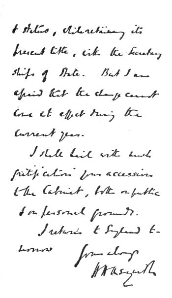 handwritten letter