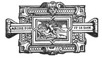 seal ‘Arise for it is day.’ with figure waking another