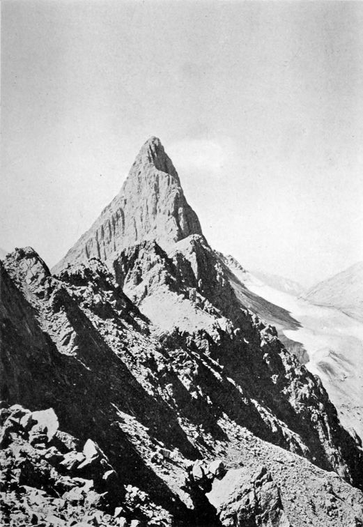 a tall, sharp mountain