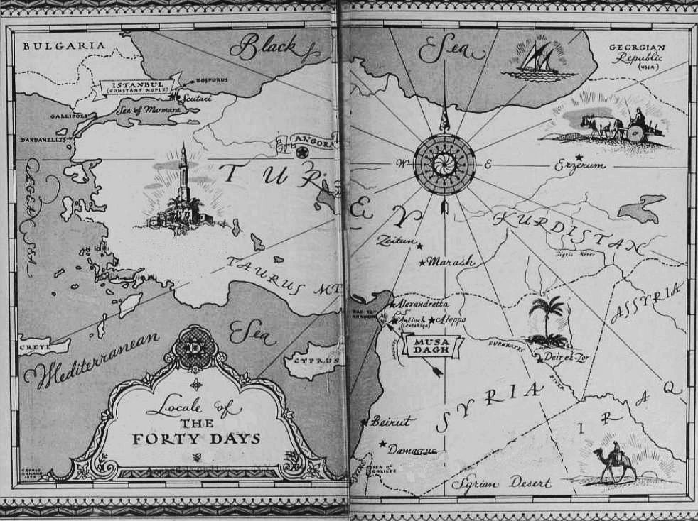 Map of Turkish peninsula