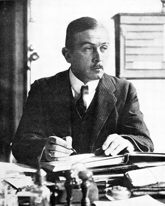 portrait of a gentleman working at a desk