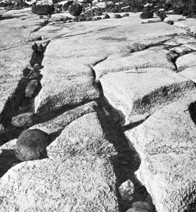 white limestone outcrop