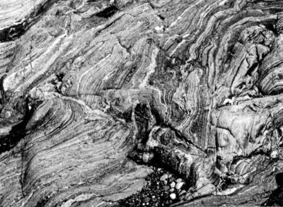 slab of gneisses rock