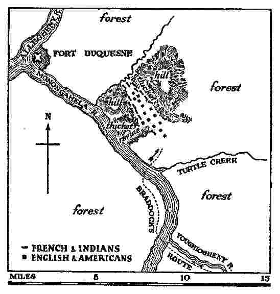 Map of battle