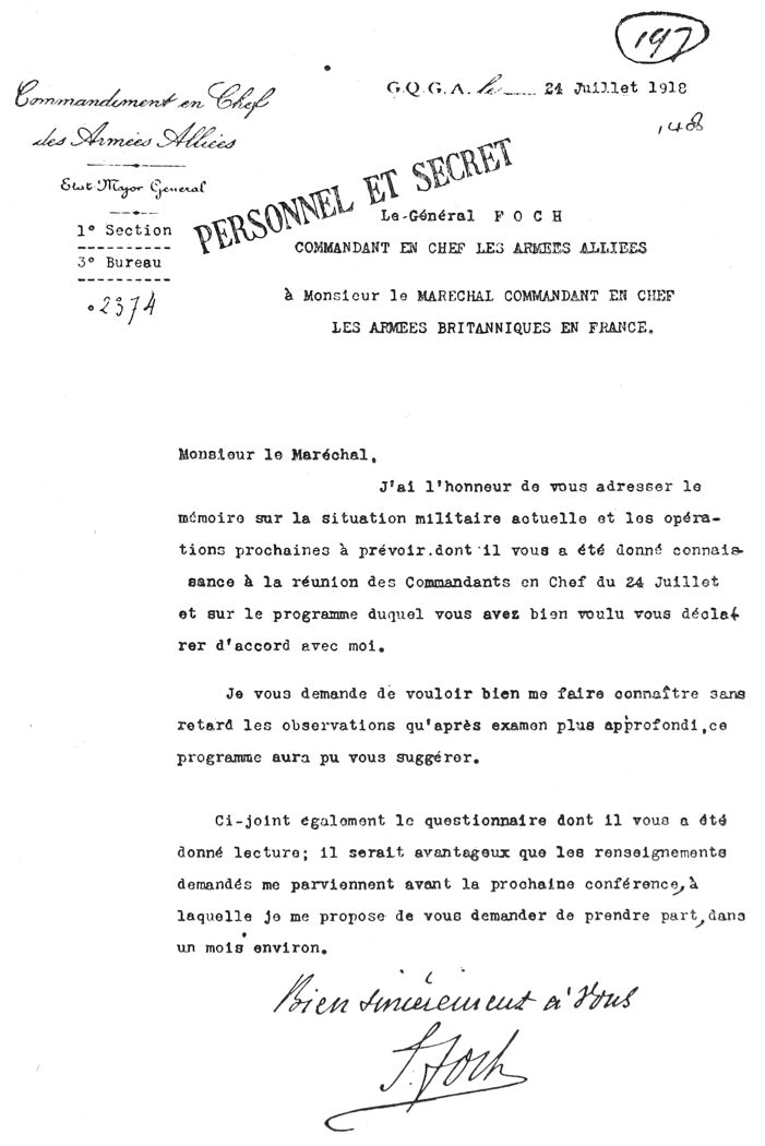 typed letter