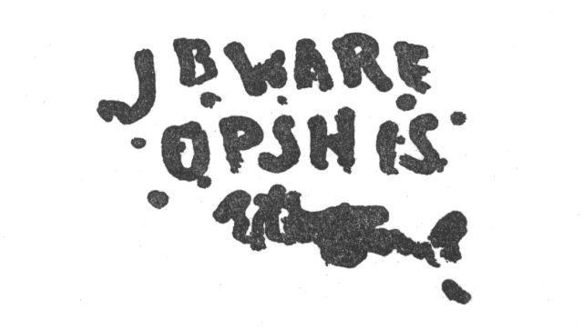 letters JBWARE OPSHIS