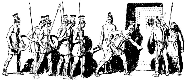 'go in and rescue the King,' yelled
Menofra.