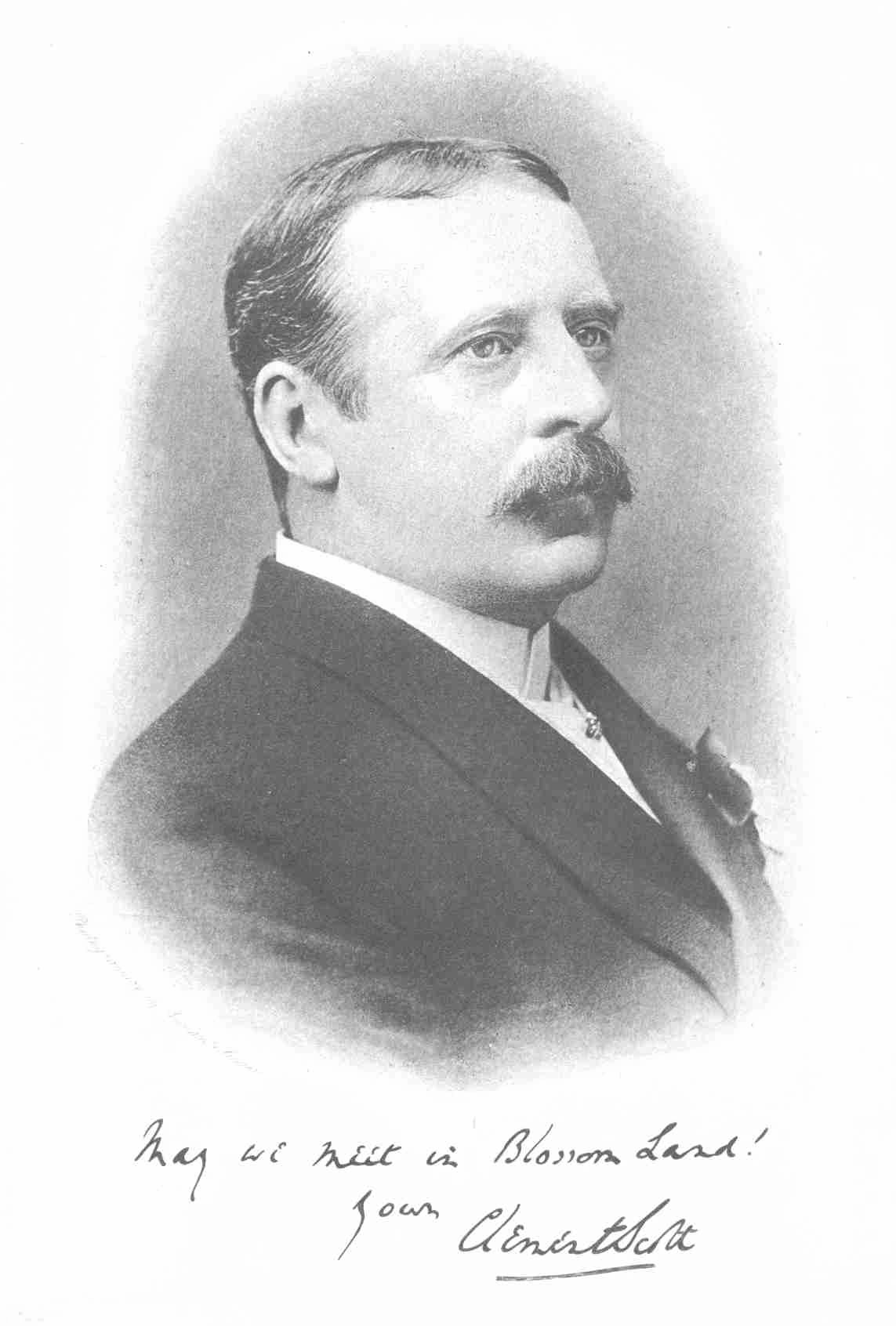 Portrait photo of Clement Scott