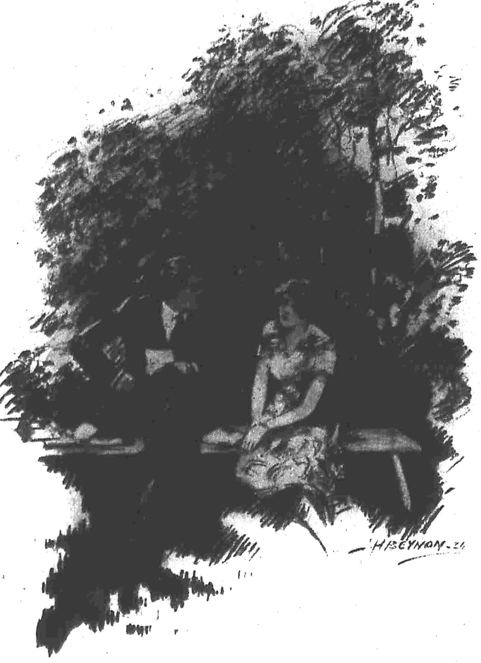 Man and woman sit together