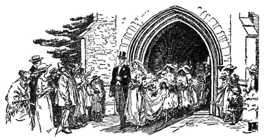 A wedding procession