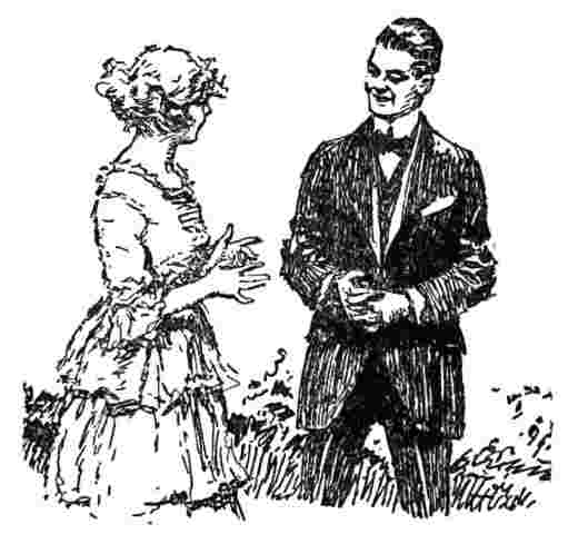 Man and woman talk