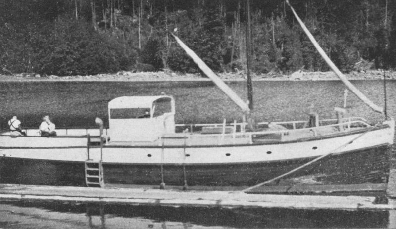 Photo of a cruiser moored at a dock.