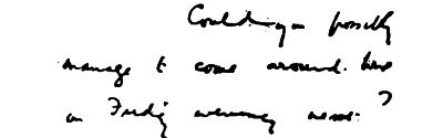 illegible chicken scratches for handwriting